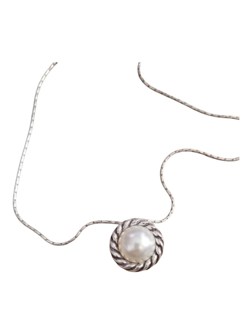 Brighton Pearl Magic Necklace Rhinestone  Pendant